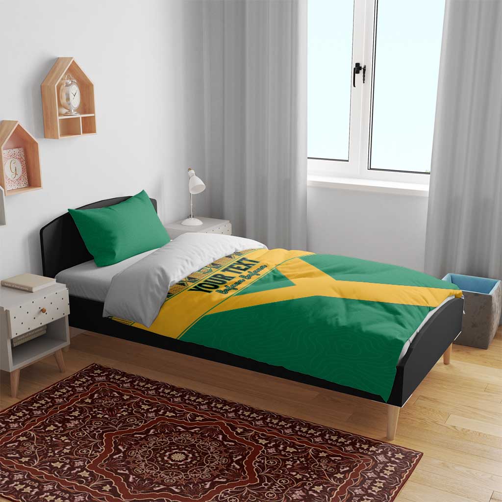 Custom South Africa Soccer Bedding Set Go Champions