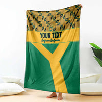 Custom South Africa Soccer Blanket Go Champions