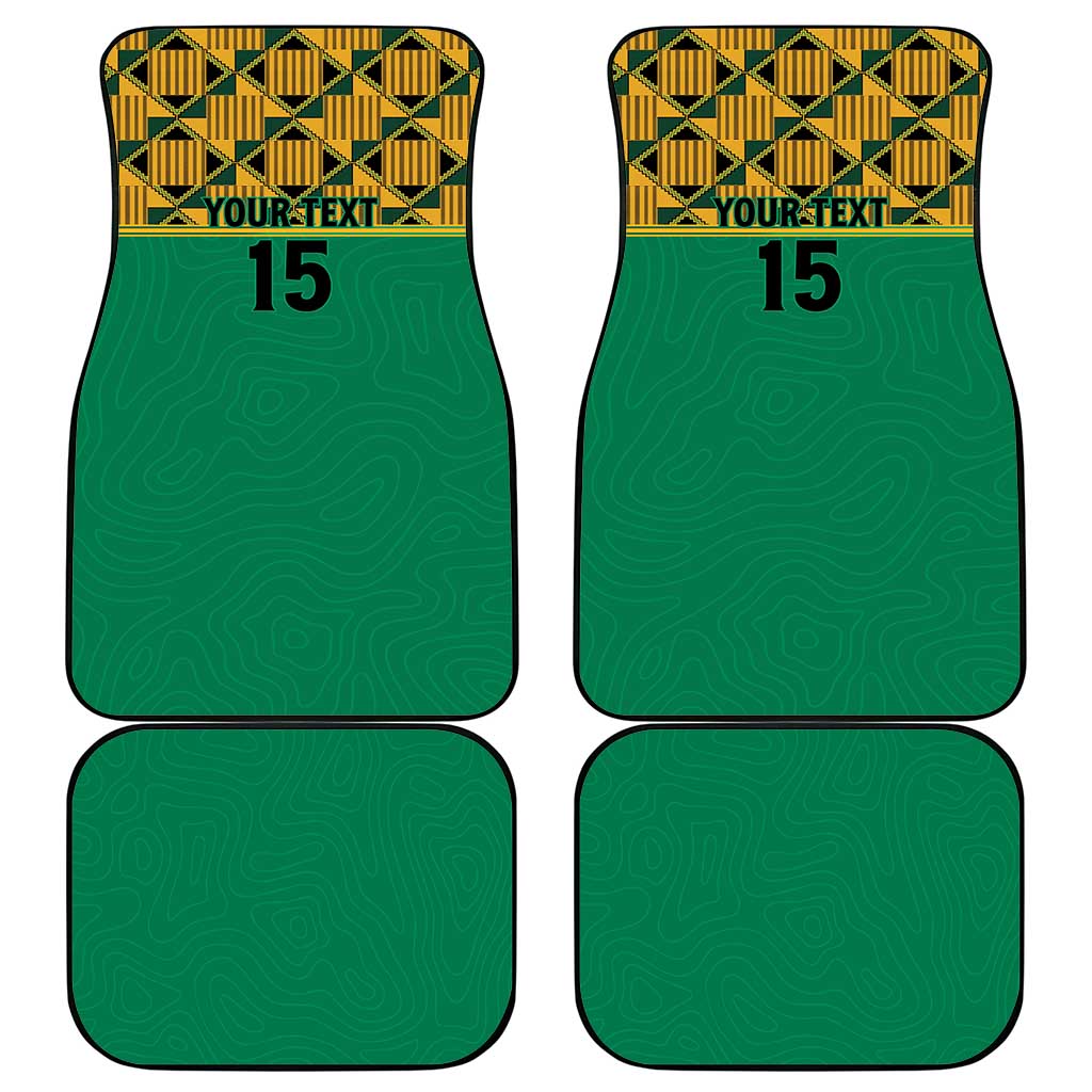 Custom South Africa Soccer Car Mats Go Champions