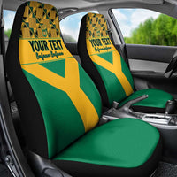 Custom South Africa Soccer Car Seat Cover Go Champions