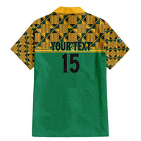 Custom South Africa Soccer Family Matching Mermaid Dress and Hawaiian Shirt Go Champions