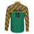 Custom South Africa Soccer Family Matching Off The Shoulder Long Sleeve Dress and Hawaiian Shirt Go Champions