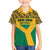 Custom South Africa Soccer Family Matching Off Shoulder Maxi Dress and Hawaiian Shirt Go Champions