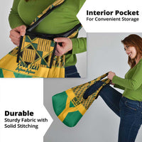 Custom South Africa Soccer Grocery Bag Go Champions