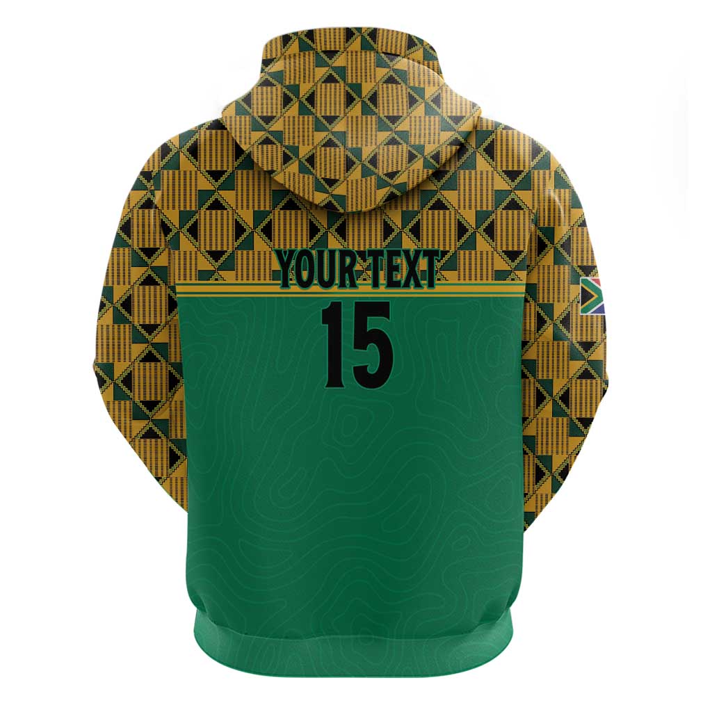 Custom South Africa Soccer Hoodie Go Champions