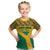 Custom South Africa Soccer Kid T Shirt Go Champions