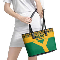 Custom South Africa Soccer Leather Tote Bag Go Champions