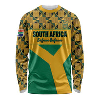 Custom South Africa Soccer Long Sleeve Shirt Go Champions