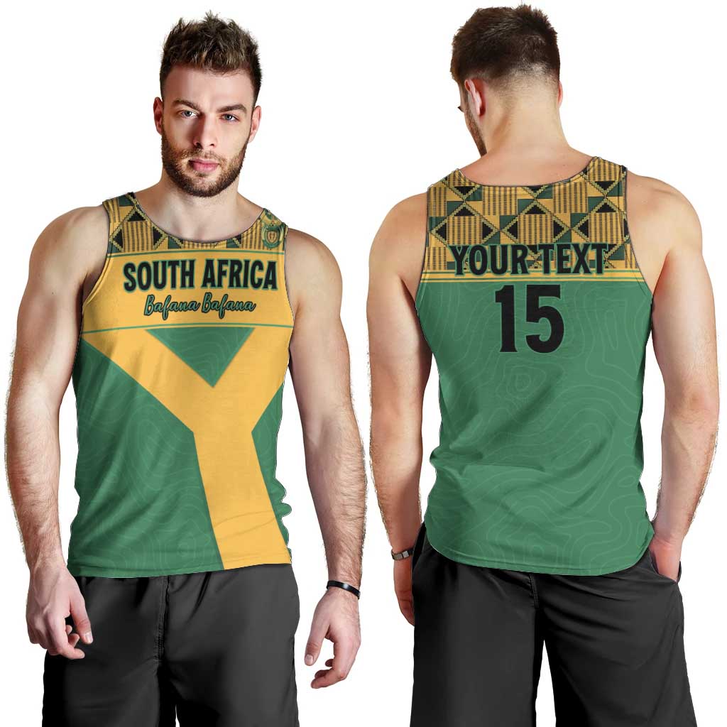 Custom South Africa Soccer Men Tank Top Go Champions