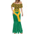 Custom South Africa Soccer Mermaid Dress Go Champions