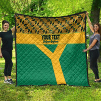 Custom South Africa Soccer Quilt Go Champions