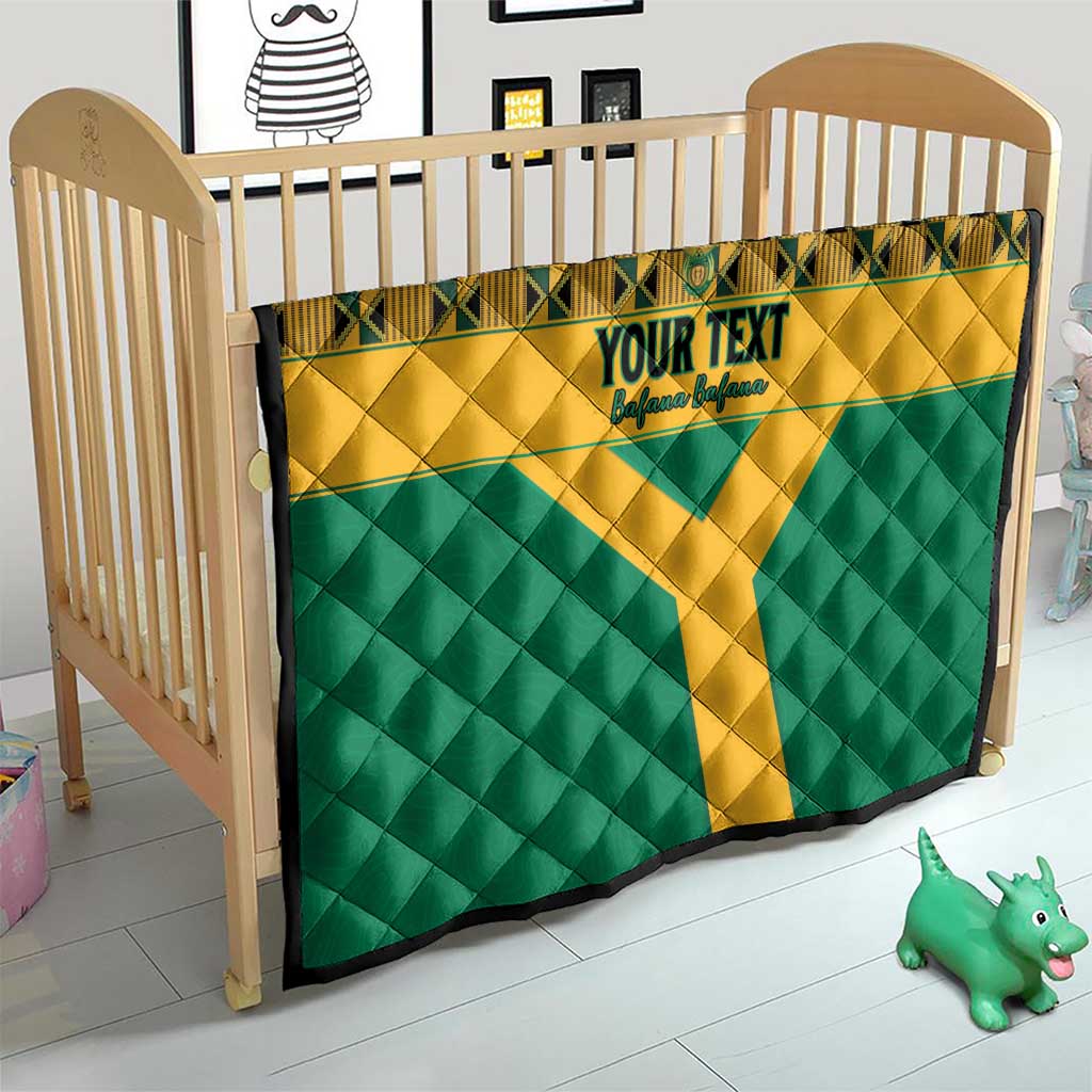 Custom South Africa Soccer Quilt Go Champions