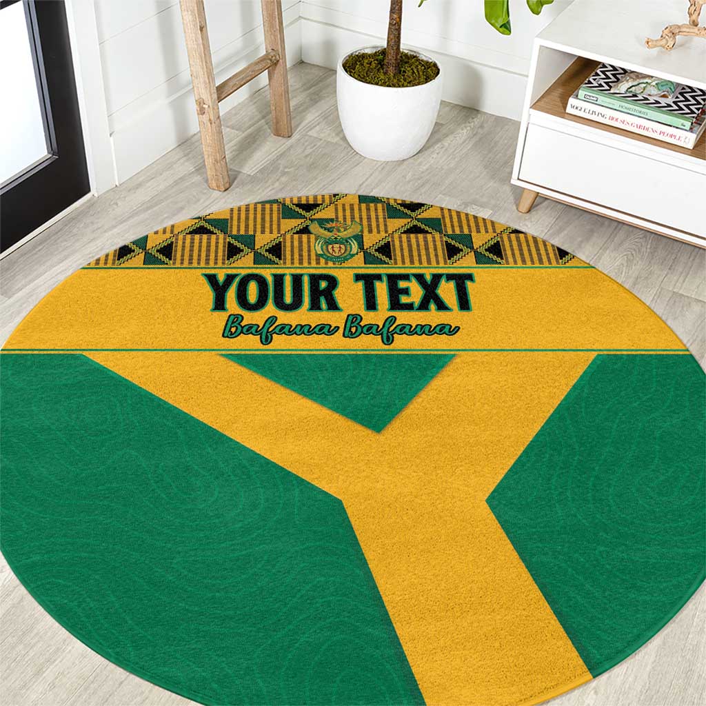 Custom South Africa Soccer Round Carpet Go Champions