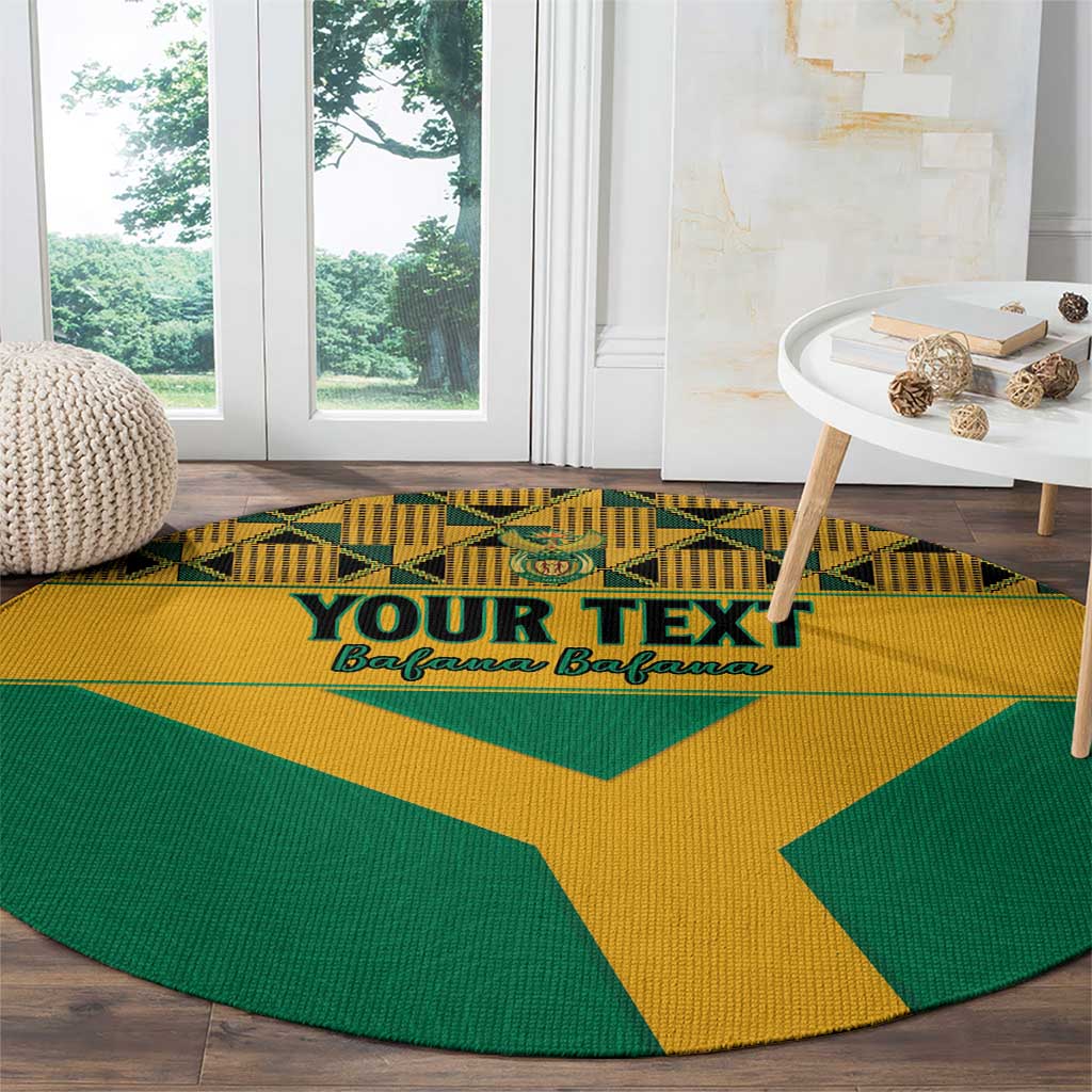Custom South Africa Soccer Round Carpet Go Champions