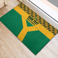 Custom South Africa Soccer Rubber Doormat Go Champions