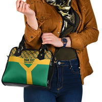 Custom South Africa Soccer Shoulder Handbag Go Champions