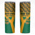 Custom South Africa Soccer Skinny Tumbler Go Champions
