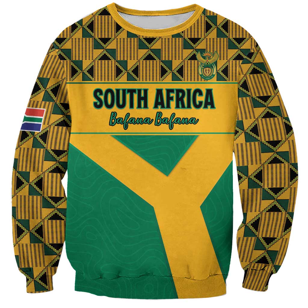 Custom South Africa Soccer Sweatshirt Go Champions