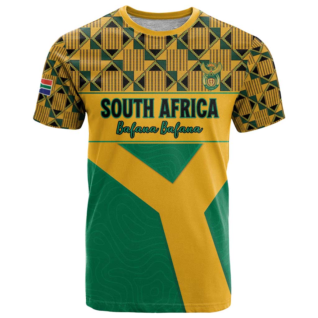 Custom South Africa Soccer T Shirt Go Champions