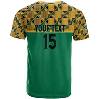 Custom South Africa Soccer T Shirt Go Champions