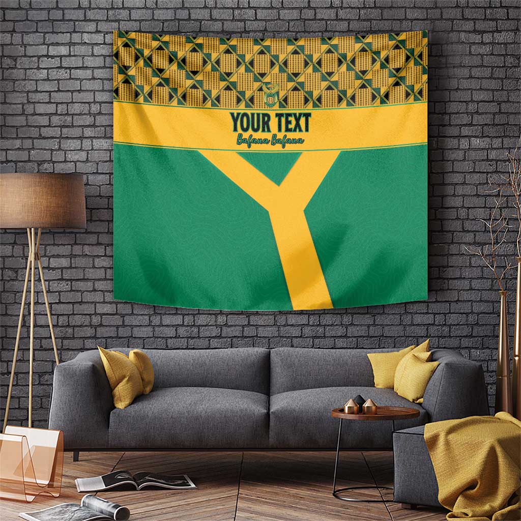 Custom South Africa Soccer Tapestry Go Champions