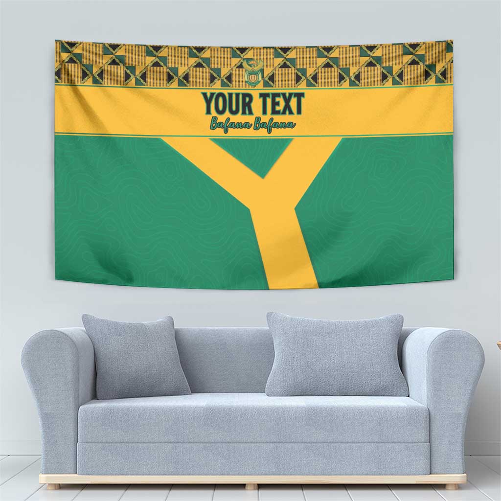 Custom South Africa Soccer Tapestry Go Champions