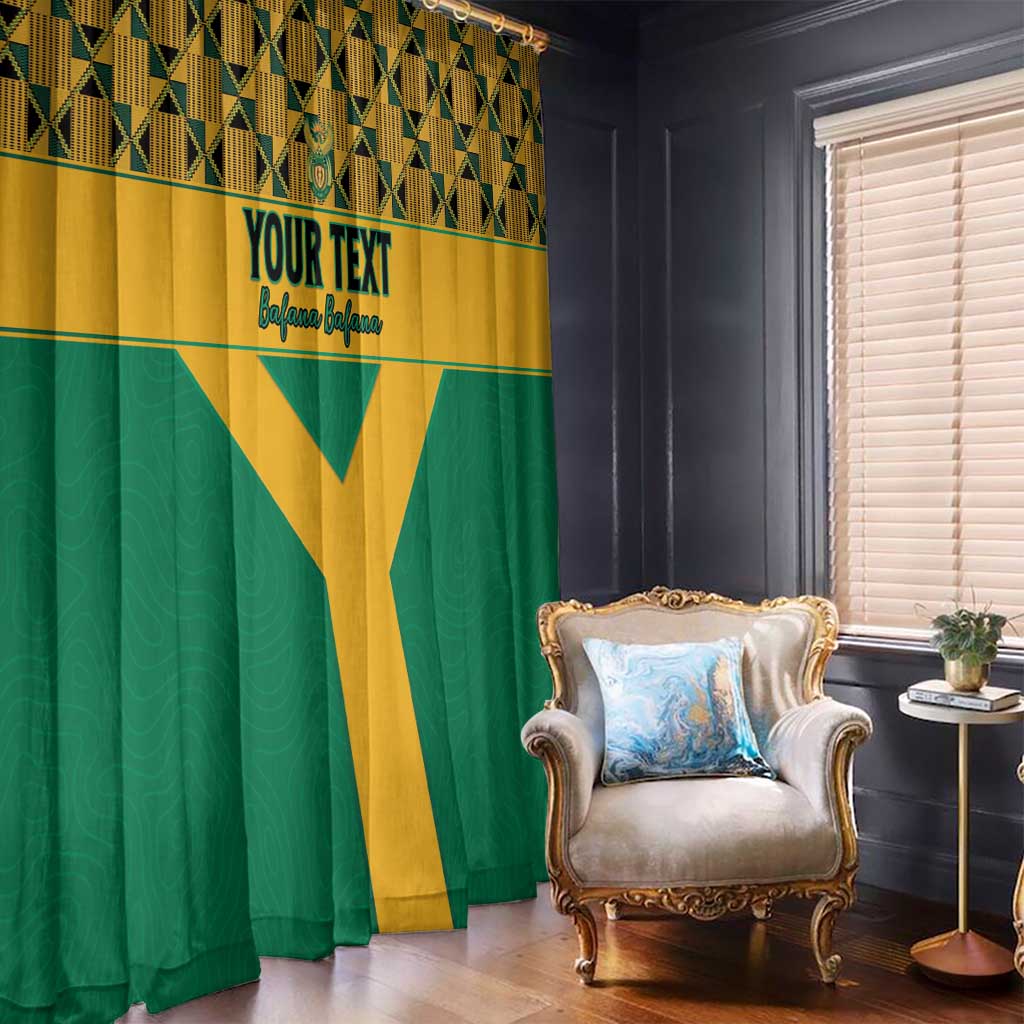 Custom South Africa Soccer Window Curtain Go Champions