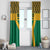 Custom South Africa Soccer Window Curtain Go Champions