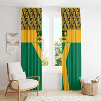 Custom South Africa Soccer Window Curtain Go Champions
