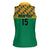 Custom South Africa Soccer Women Sleeveless Polo Shirt Go Champions