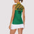 Custom South Africa Soccer Women Sleeveless Polo Shirt Go Champions