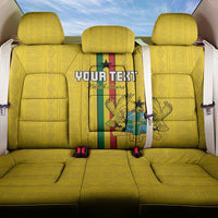 Custom Ghana Football Back Car Seat Cover Go Black Stars Go
