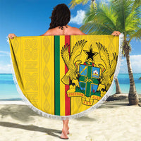 Custom Ghana Football Beach Blanket Go Black Stars Go
