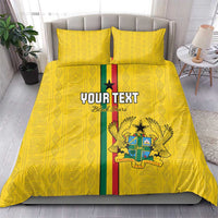 Custom Ghana Football Bedding Set Go Black Stars Go