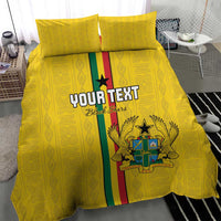 Custom Ghana Football Bedding Set Go Black Stars Go