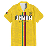 Custom Ghana Football Family Matching Mermaid Dress and Hawaiian Shirt Go Black Stars Go