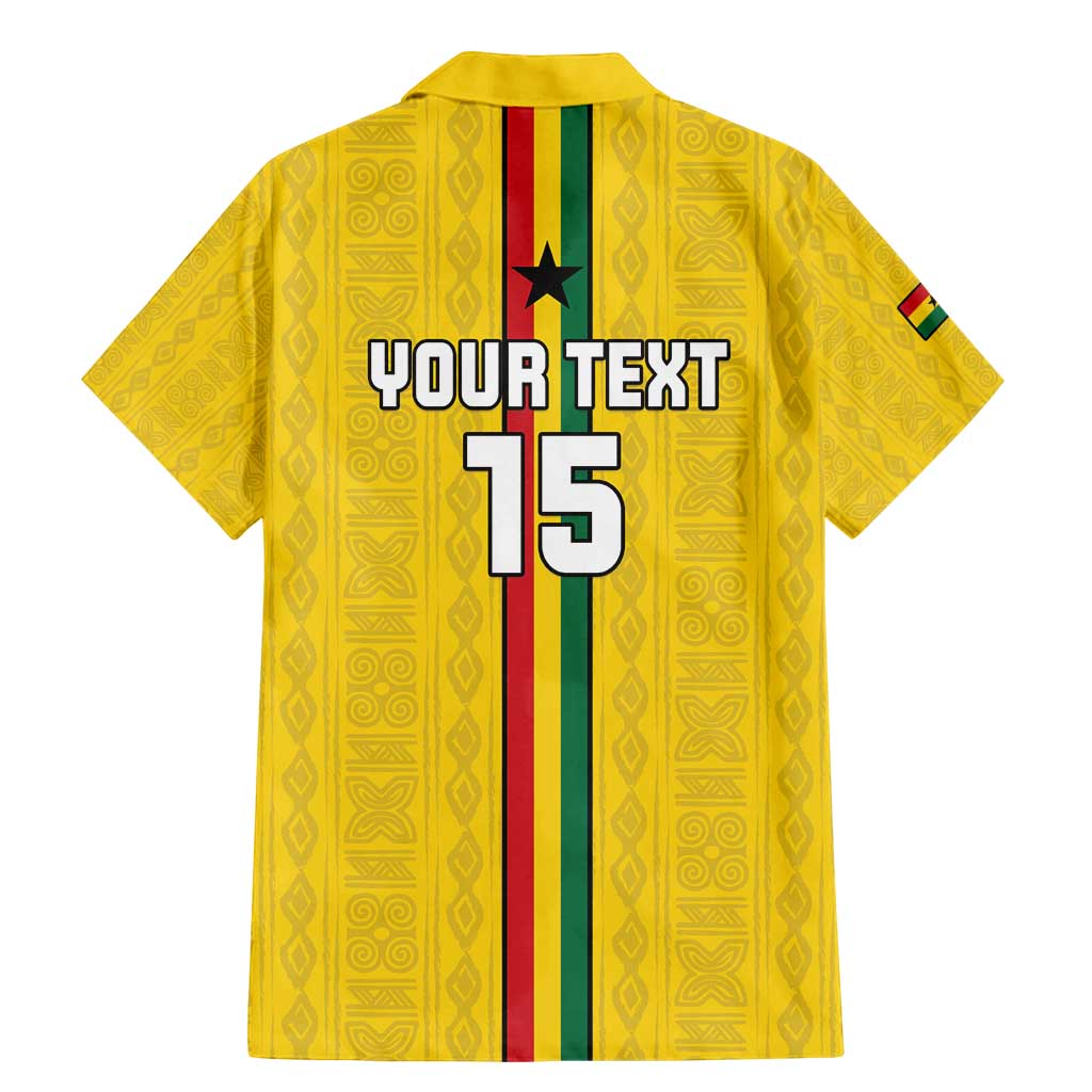 Custom Ghana Football Family Matching Mermaid Dress and Hawaiian Shirt Go Black Stars Go