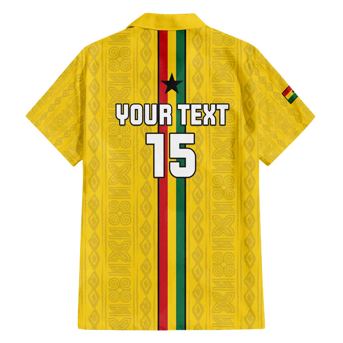 Custom Ghana Football Family Matching Off The Shoulder Long Sleeve Dress and Hawaiian Shirt Go Black Stars Go