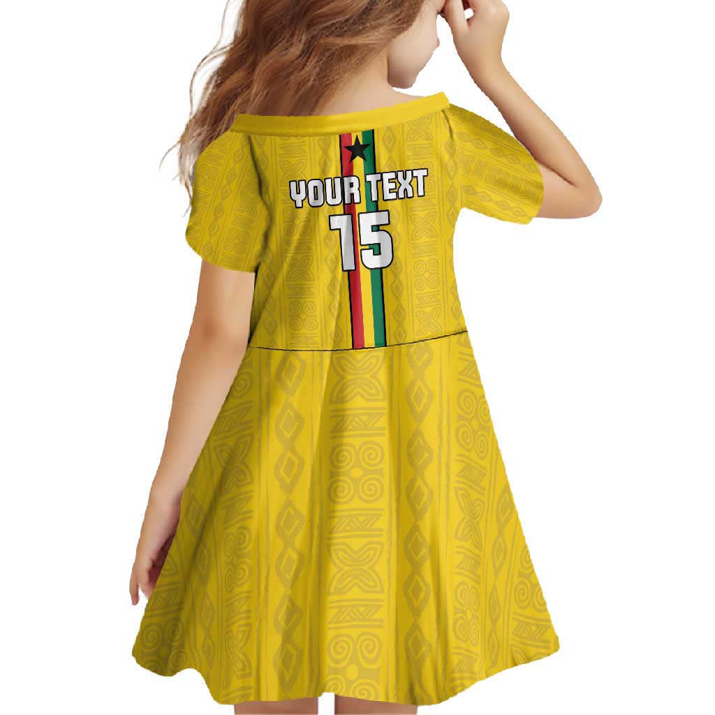 Custom Ghana Football Family Matching Off Shoulder Maxi Dress and Hawaiian Shirt Go Black Stars Go