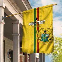 Custom Ghana Football Garden Flag Go Black Stars Go