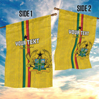 Custom Ghana Football Garden Flag Go Black Stars Go