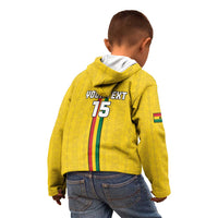 Custom Ghana Football Kid Hoodie Go Black Stars Go