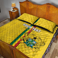 Custom Ghana Football Quilt Bed Set Go Black Stars Go