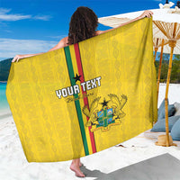 Custom Ghana Football Sarong Go Black Stars Go