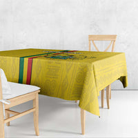 Custom Ghana Football Tablecloth Go Black Stars Go