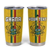 Custom Ghana Football Tumbler Cup Go Black Stars Go