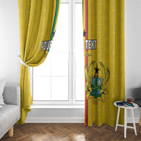 Custom Ghana Football Window Curtain Go Black Stars Go
