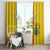 Custom Ghana Football Window Curtain Go Black Stars Go