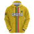 Custom Ghana Football Zip Hoodie Go Black Stars Go