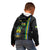 Custom Gabon Football Kid Hoodie Go Les Pantheres - Black Ver